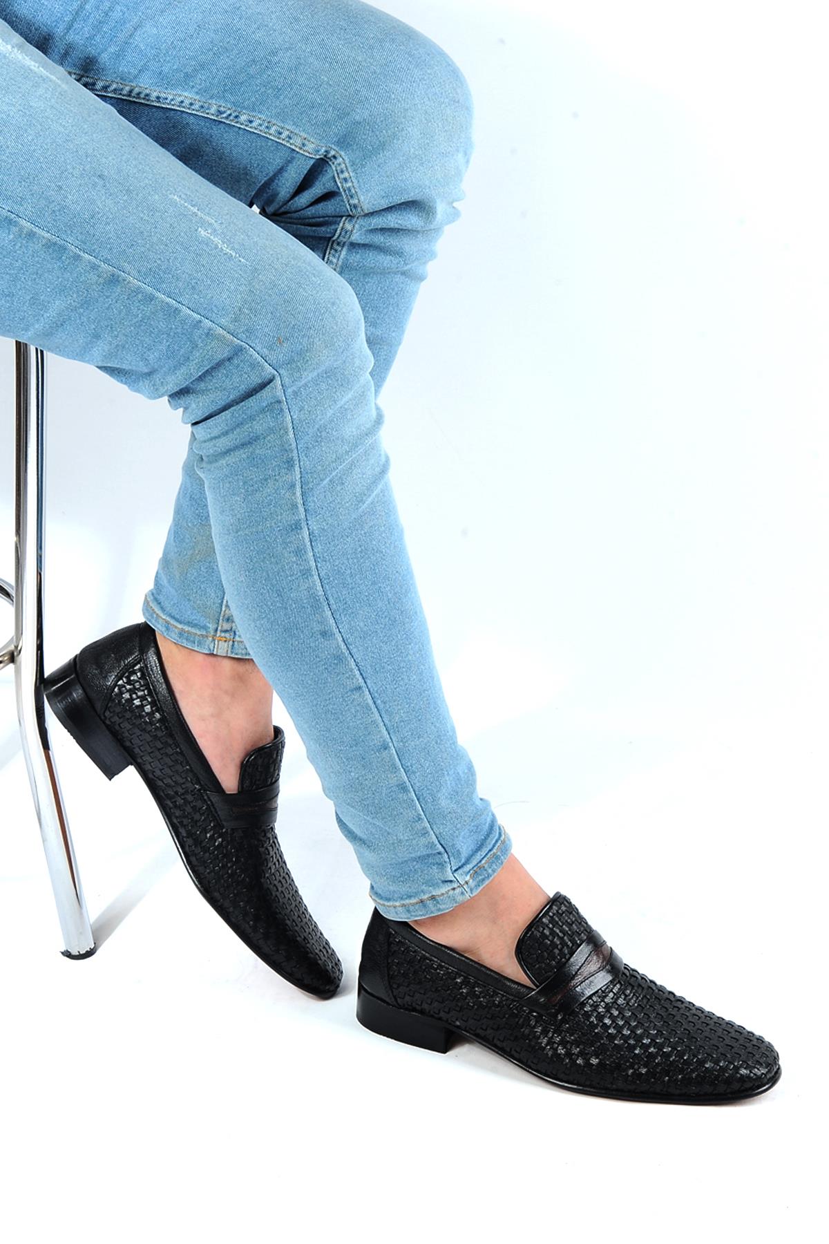 847-16 Hakiki Kösele %100 Deri Erkek Ayakkabı - Görsel 2