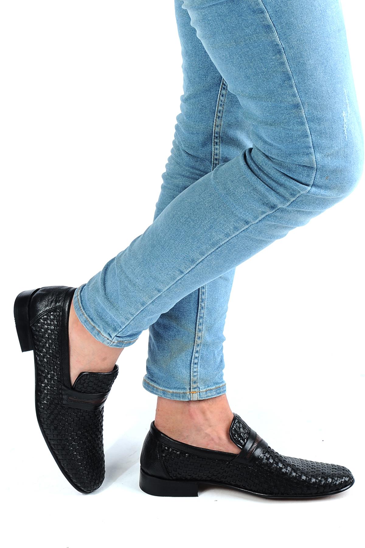847-16 Hakiki Kösele %100 Deri Erkek Ayakkabı - Görsel 3