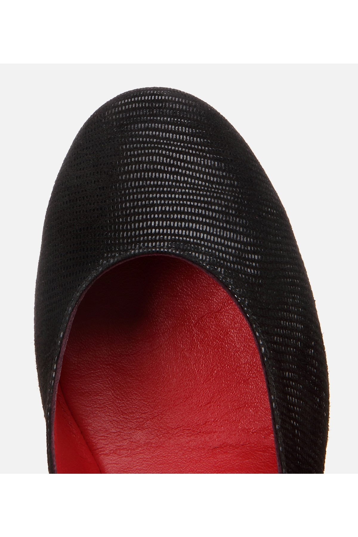 Kadın Deri Siyah Esnek Dolgu Topuklu Ayakkabı - Görsel 5