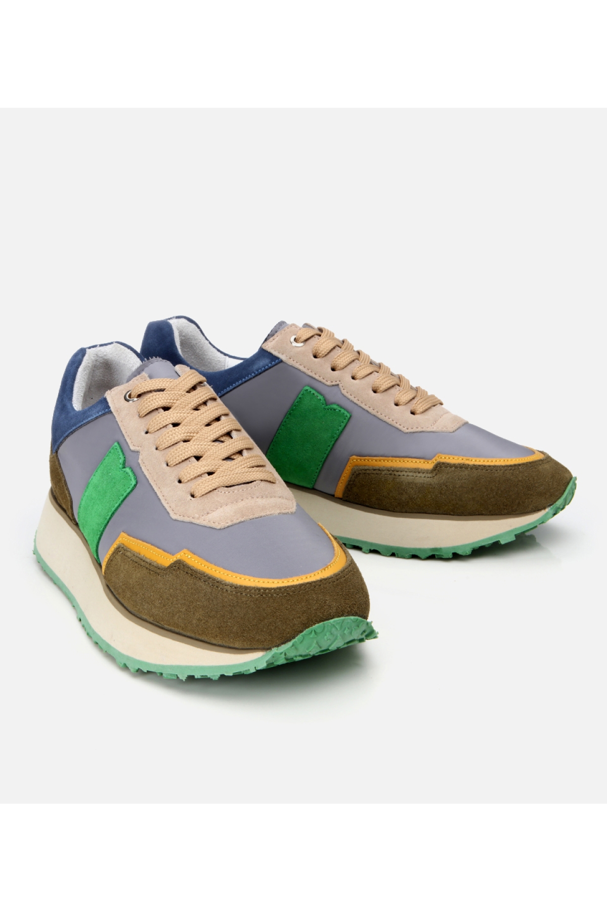 Hotiç Yeşil Hotiç Deri Erkek Spor Ayakkabı