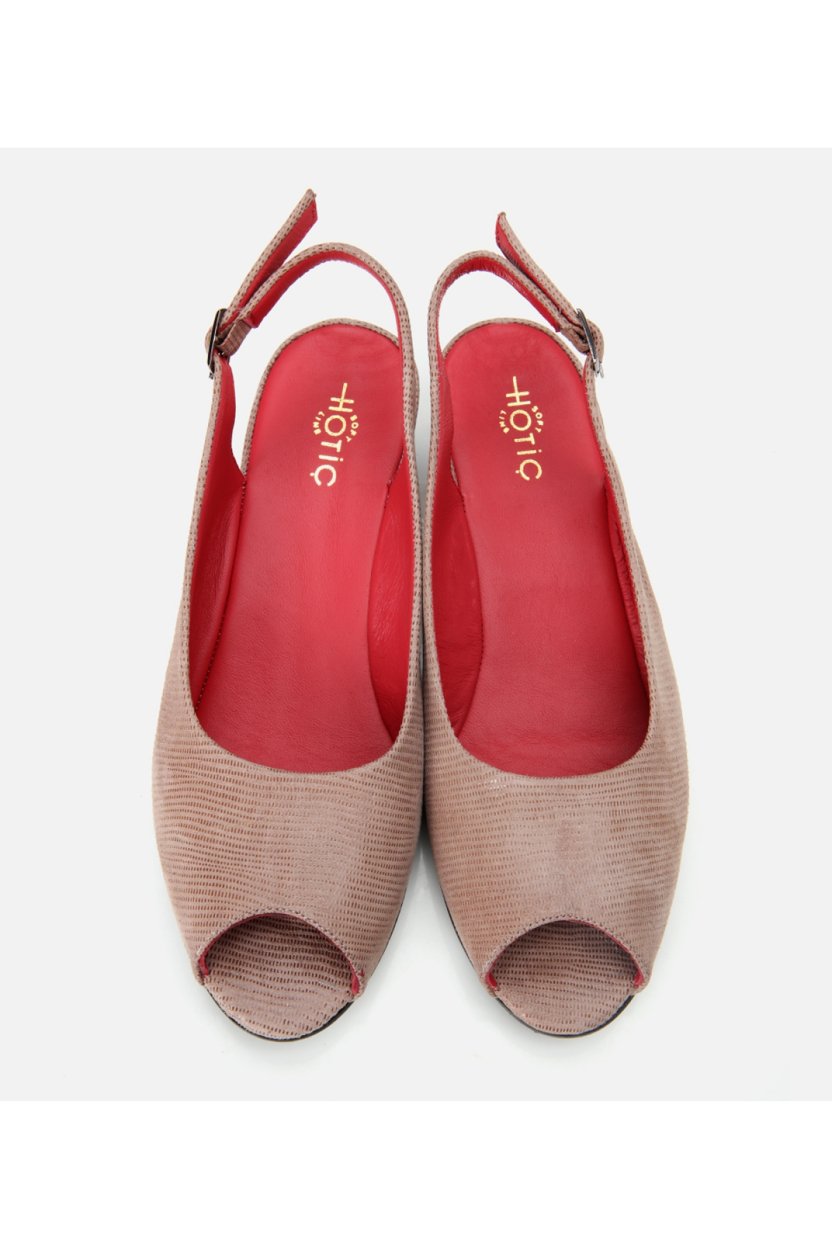 Hotiç Siyah Hotiç Hotiç Deri Kadın Esnek Dolgu Topuklu Sandalet