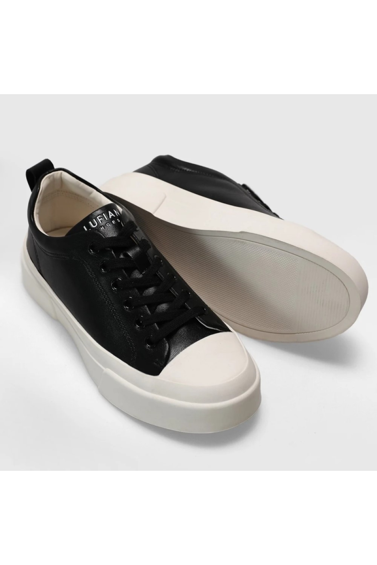 Lufıan Mıa 121230038 Siyah Byz Deri Unisex Spor Ayakkabı - Görsel 5