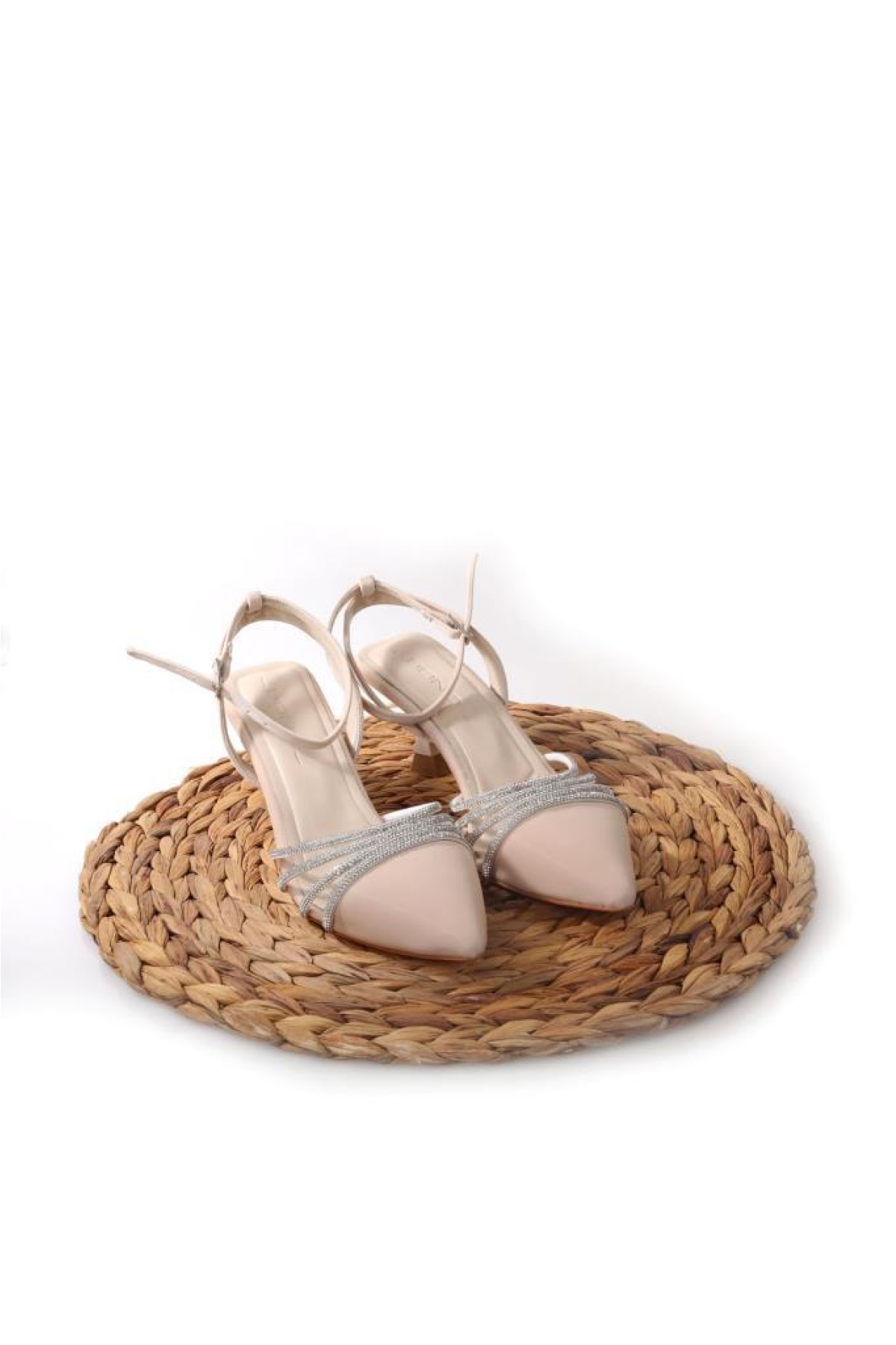 02801 Kadın Abiye Taşlı Ayakkabı - Görsel 6