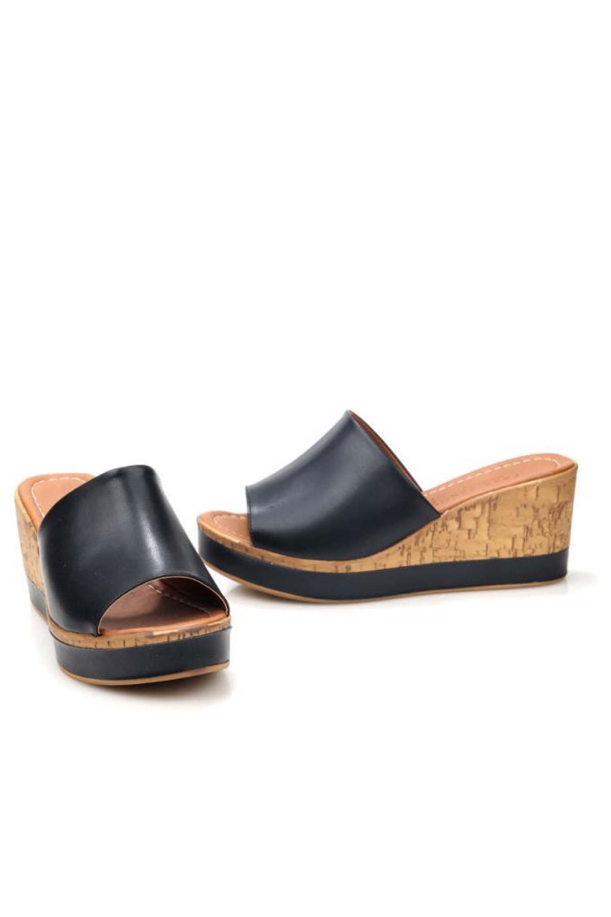 Frzn 03190 Dolgu Topuk Kadın Terlik - Görsel 4