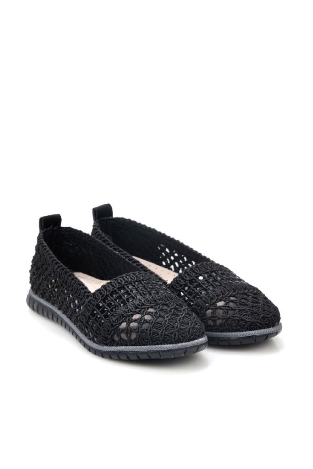 Krl 03139 Kadın Örgülü Günlük Babet - Görsel 3