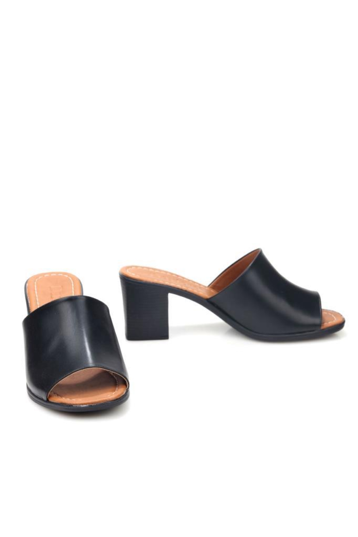 Frzn 03286 Kadın Topuklu Terlik - Görsel 4
