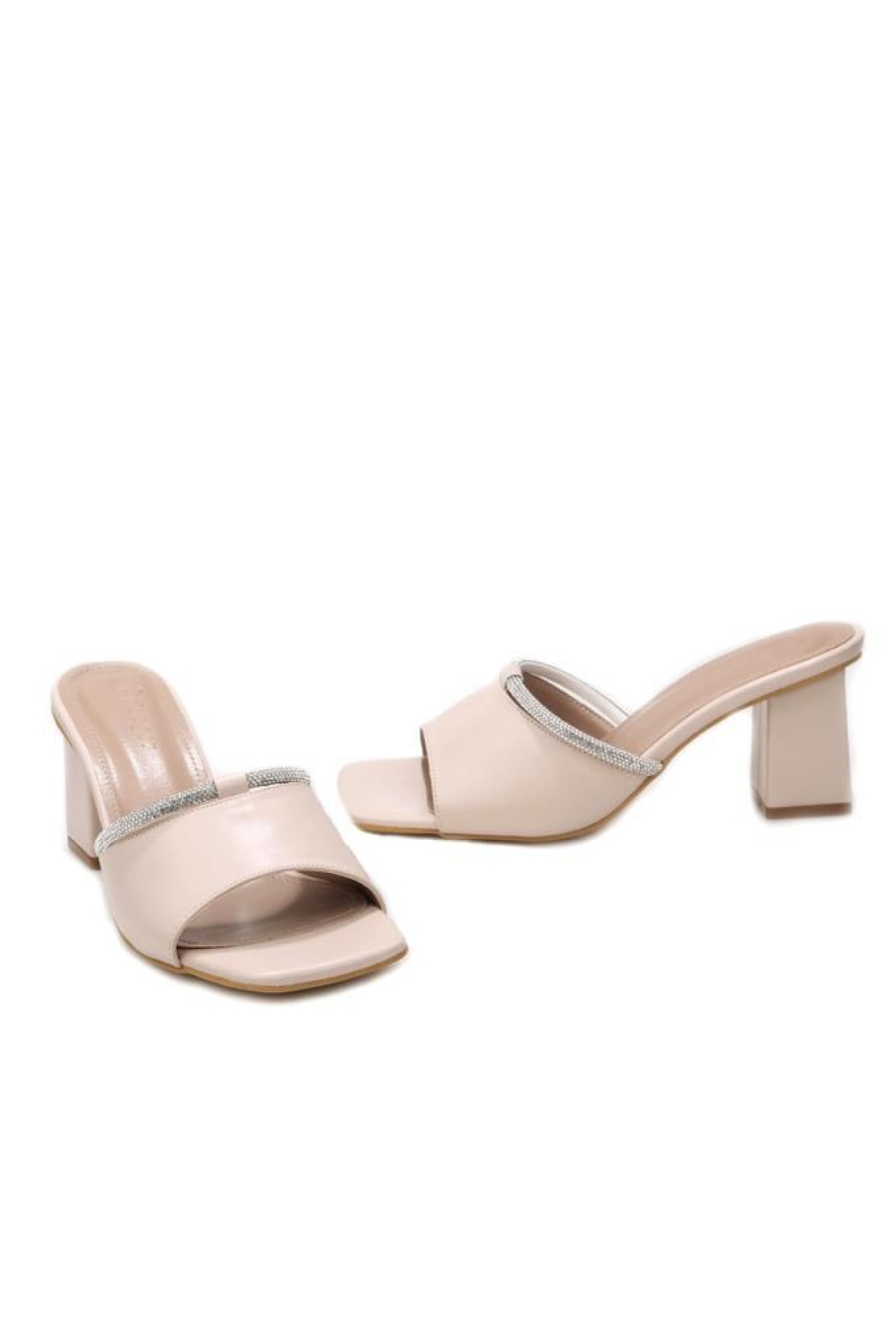 Pisagor Ps-32950 Kadın Topuklu Terlik - Görsel 4