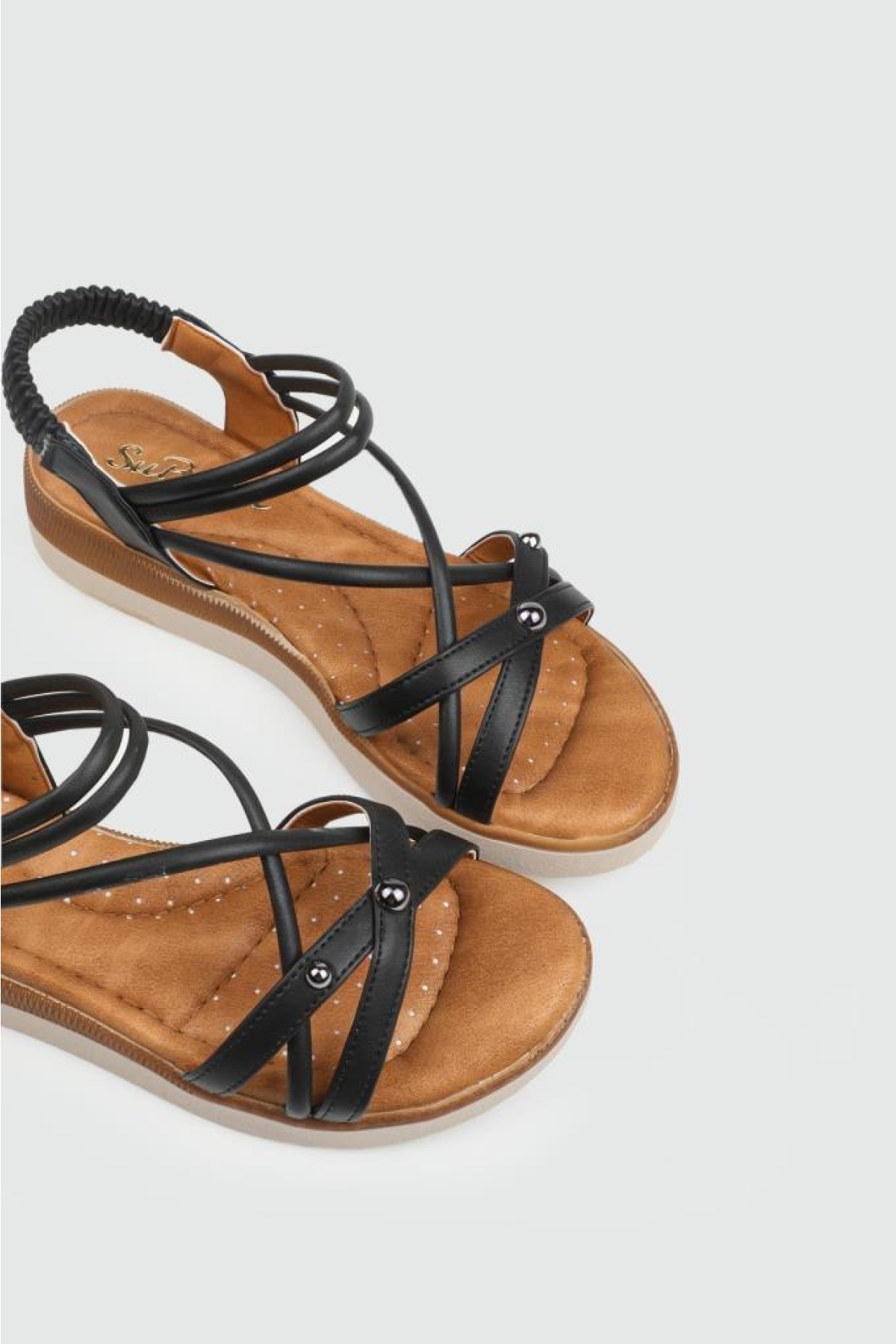 Sprs 03185 Ortopedik Kadın Günlük Sandalet - Görsel 4