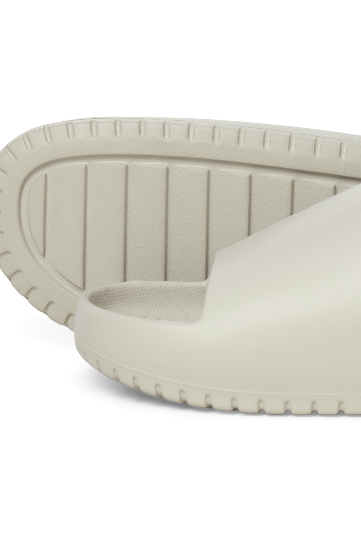 Jack Jones Jfwrıpple Moulded Slıder Sn Erkek Bej Terlik 12274637-06 - Görsel 5