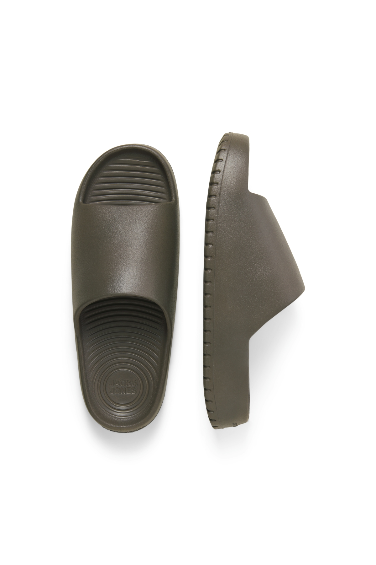 Jack Jones Jfwrıpple Moulded Slıder Sn Erkek Kahverengi Terlik 12274637-15 - Görsel 3