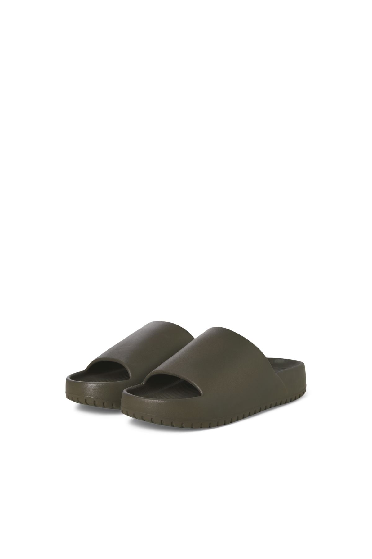 Jack Jones Jfwrıpple Moulded Slıder Sn Erkek Kahverengi Terlik 12274637-15 - Görsel 4