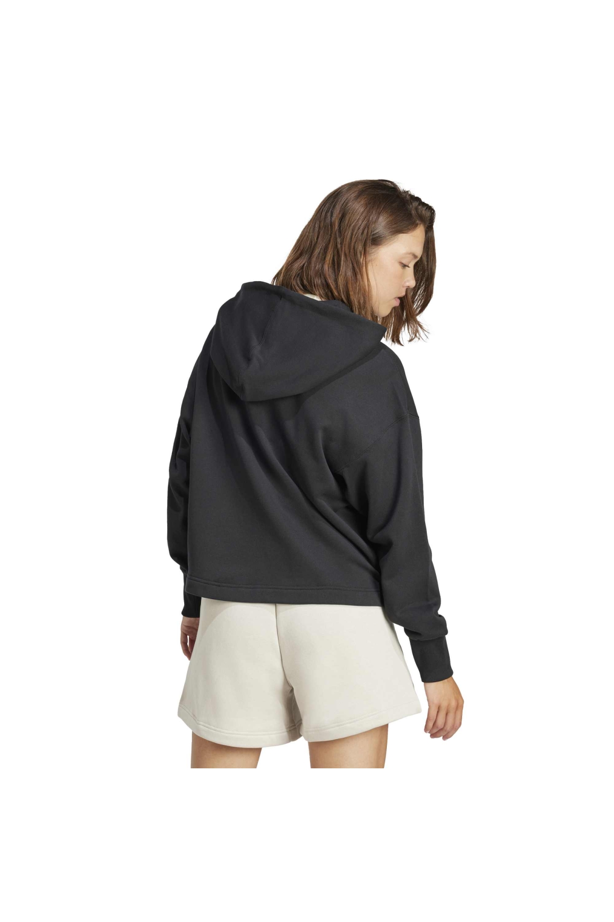 Kadın Günlük Ceket All Szn French Terry Loose Full-Zip Hoodie