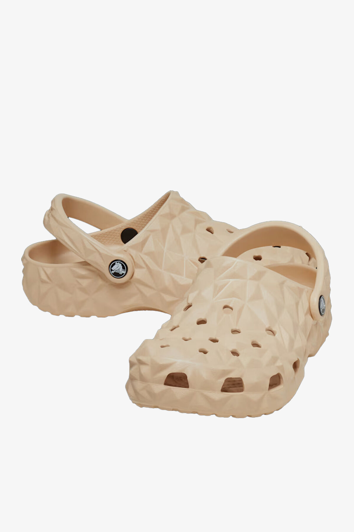 Classic Geometric Clog Unisex Bej Terlik 209563-2ds - Görsel 3