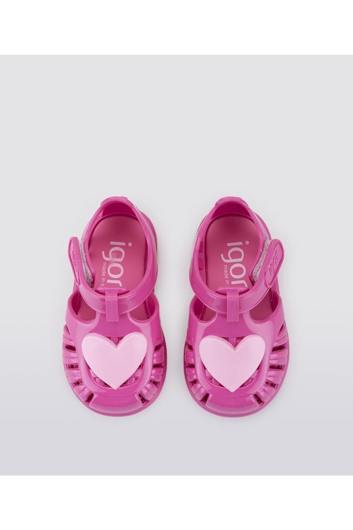 S10310 Tobby Gloss Love Çocuk Pembe Sandalet S10310-igr007 - Görsel 4