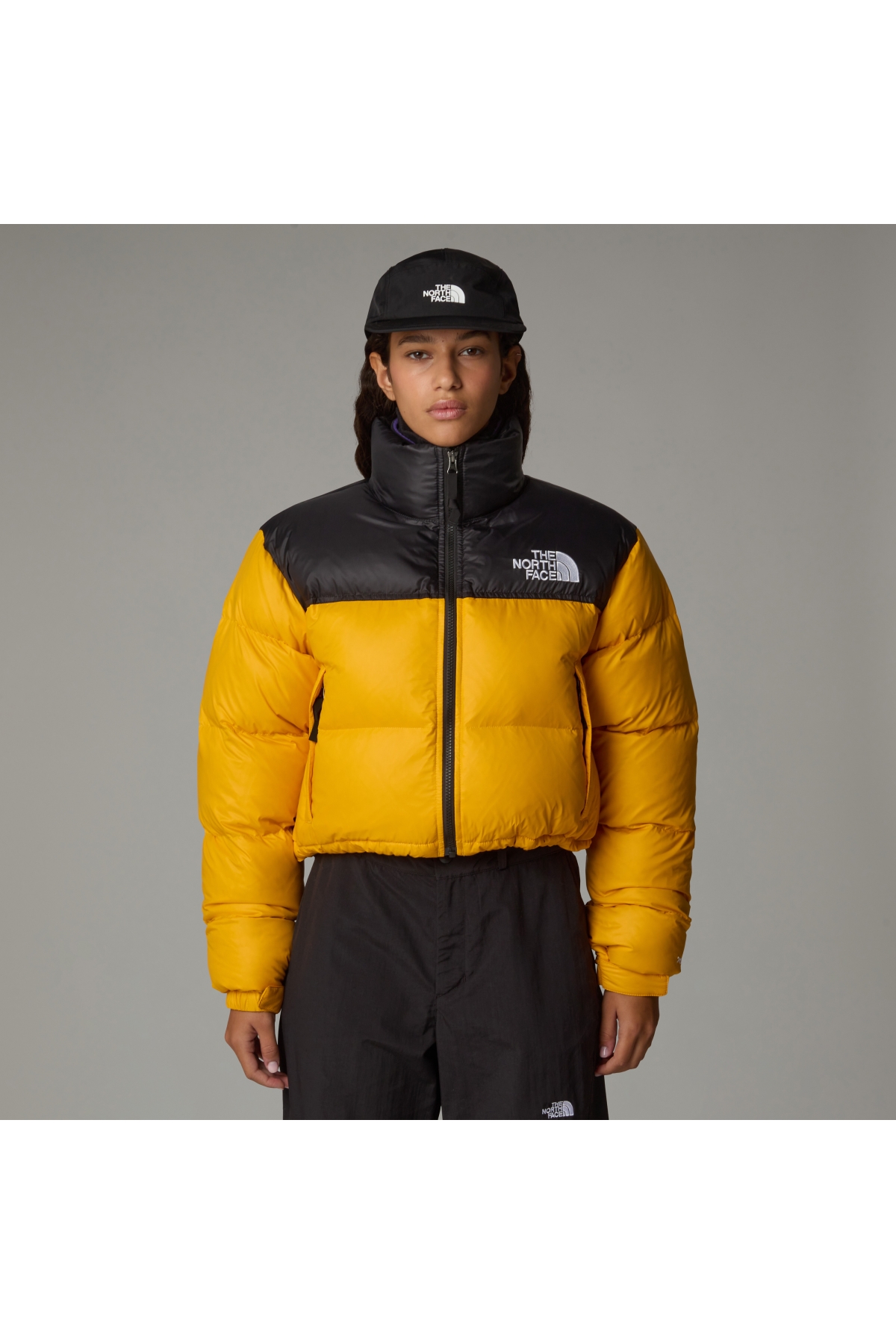 W Nuptse Short Jacket Kadin Sarı Mont Nf0a5ggezu31 Fiyatları