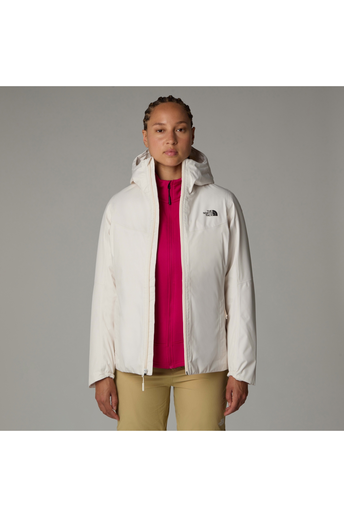 W Quest Insulated Jacket - Eu Kadin Beyaz Mont Nf0a3y1jqli1