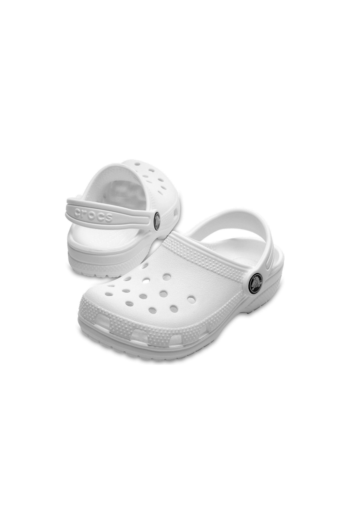 Classic Clog K Çocuk Beyaz Terlik 206991-100 - Görsel 4