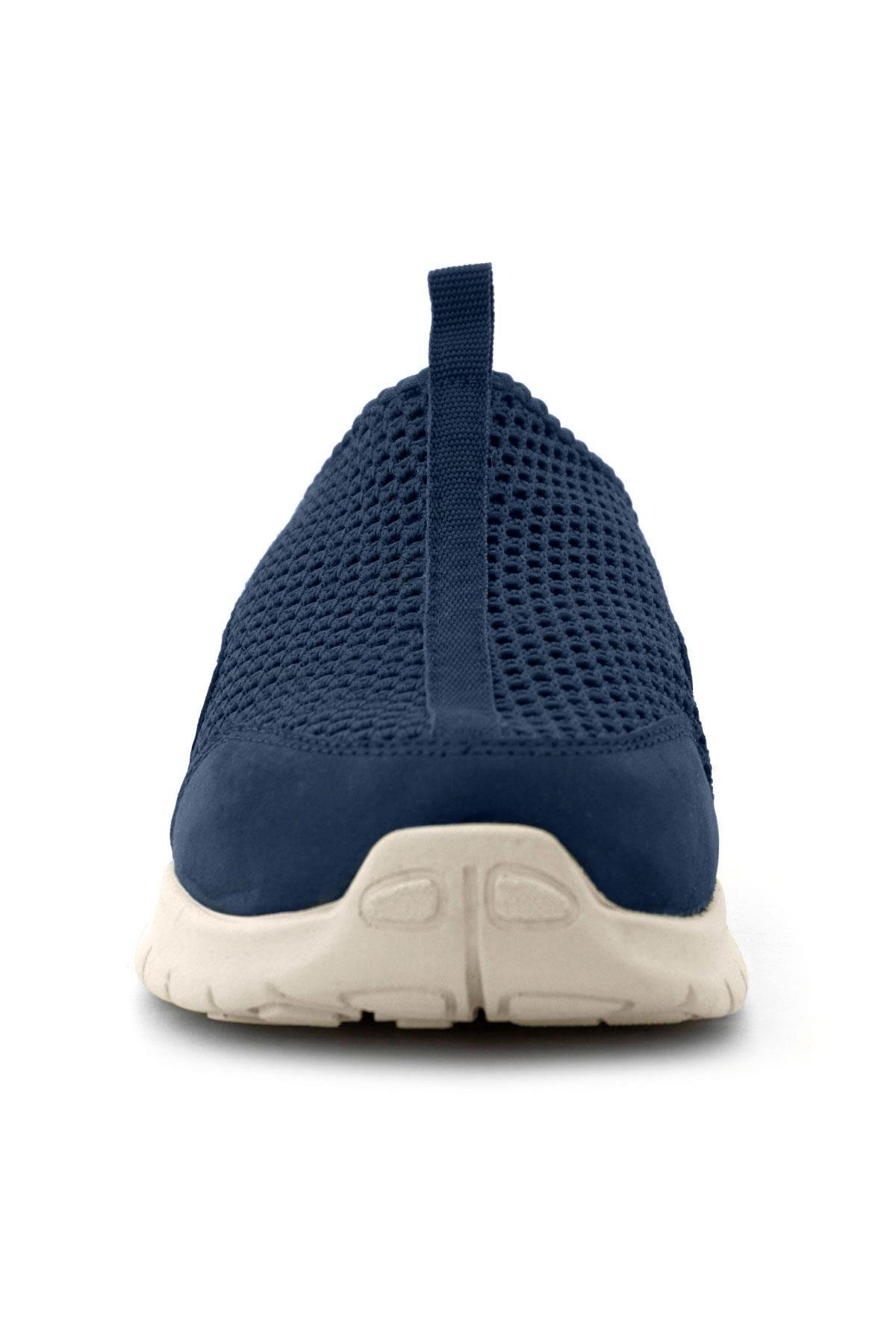 Medikal Lacivert Krem Tabanlı Comfort Spor Terlik - Görsel 6