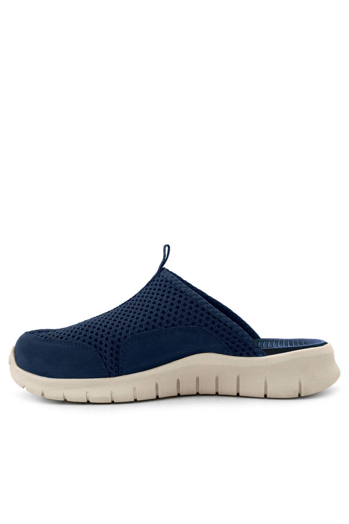 Medikal Lacivert Krem Tabanlı Comfort Spor Terlik - Görsel 7