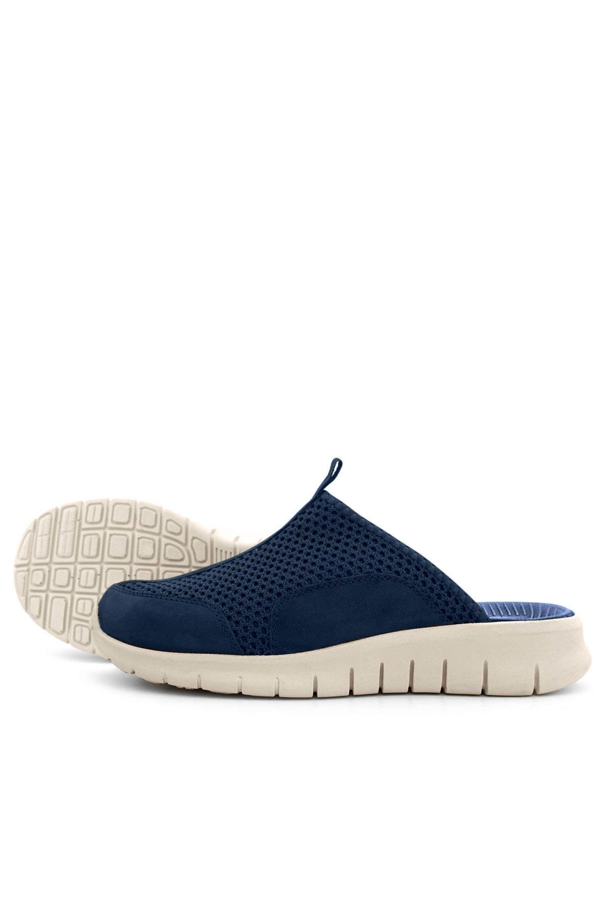 Medikal Lacivert Krem Tabanlı Comfort Spor Terlik - Görsel 9