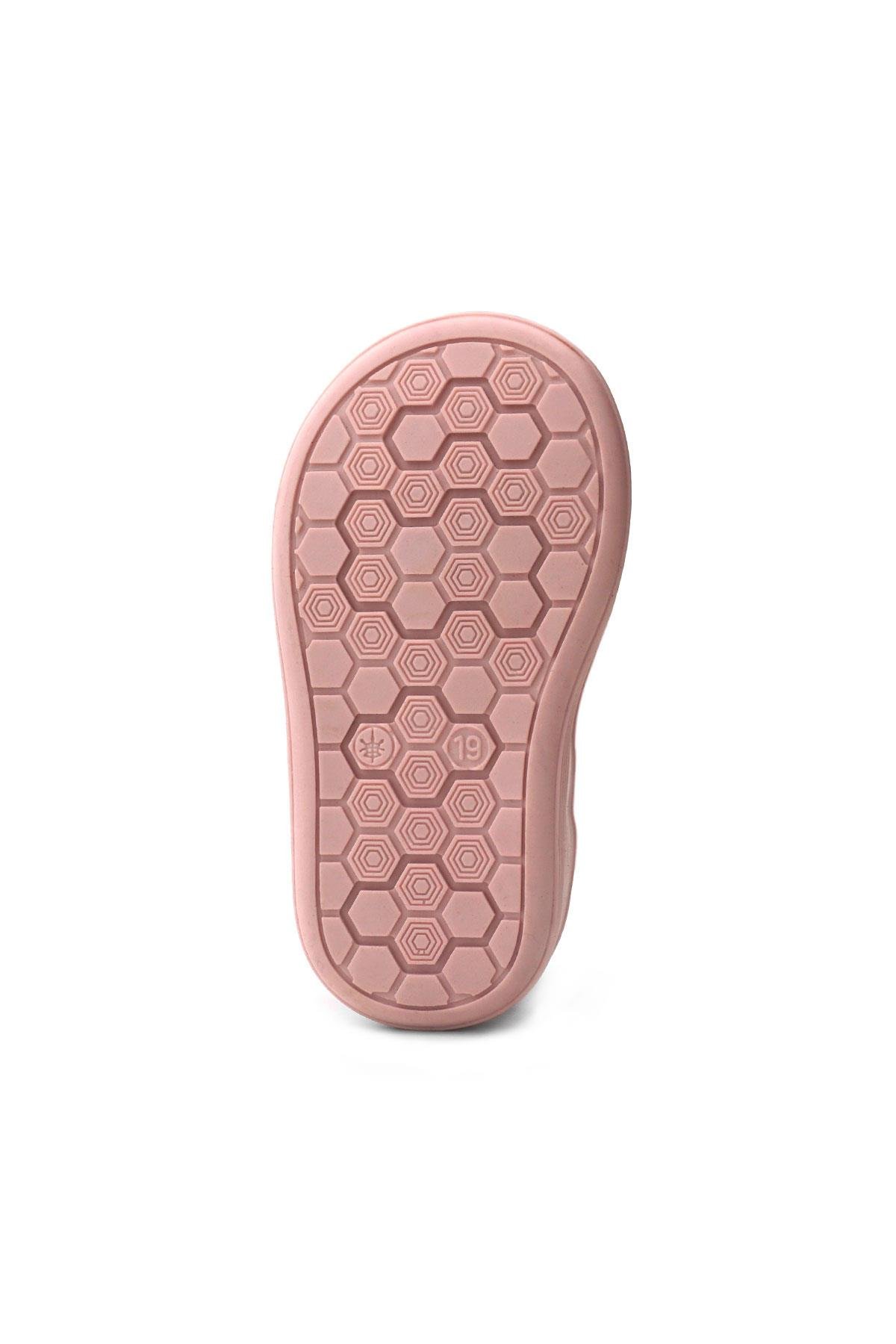 Shaun Hakiki Deri Fuşya Pembe Cırtlı Anatomik Bebek Sandalet - Görsel 9