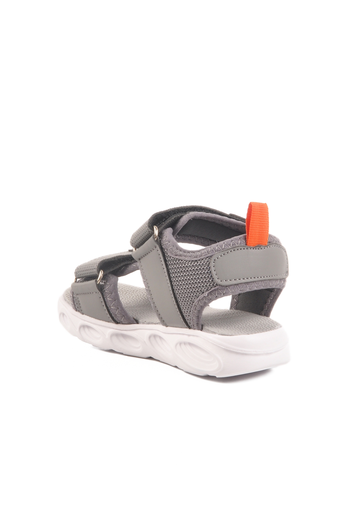 Füme Cırtlı Işıklı Erkek Çocuk Spor Sandalet 018127 P - Görsel 5