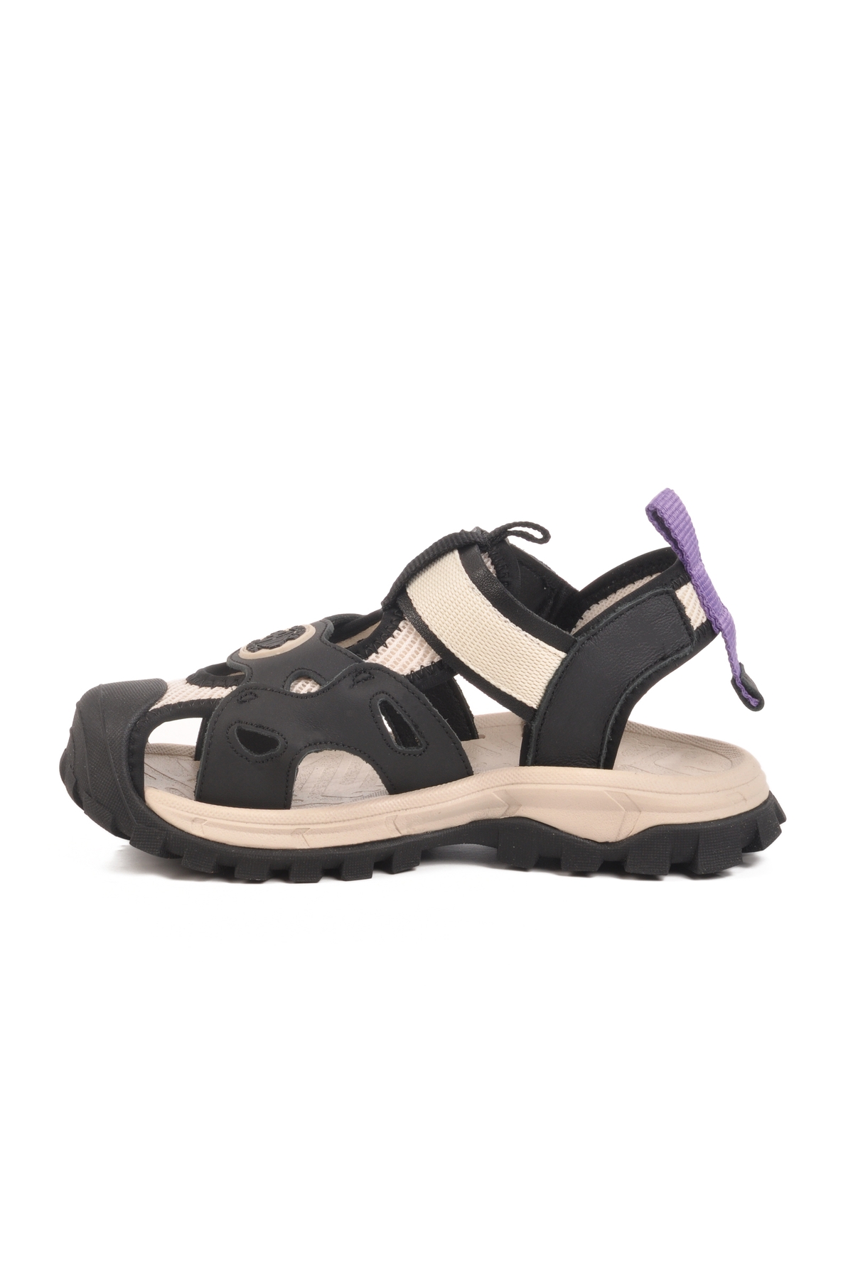 Siyah Cırtlı Hafif Unisex Çocuk Spor Sandalet 25Y614 F - Görsel 3