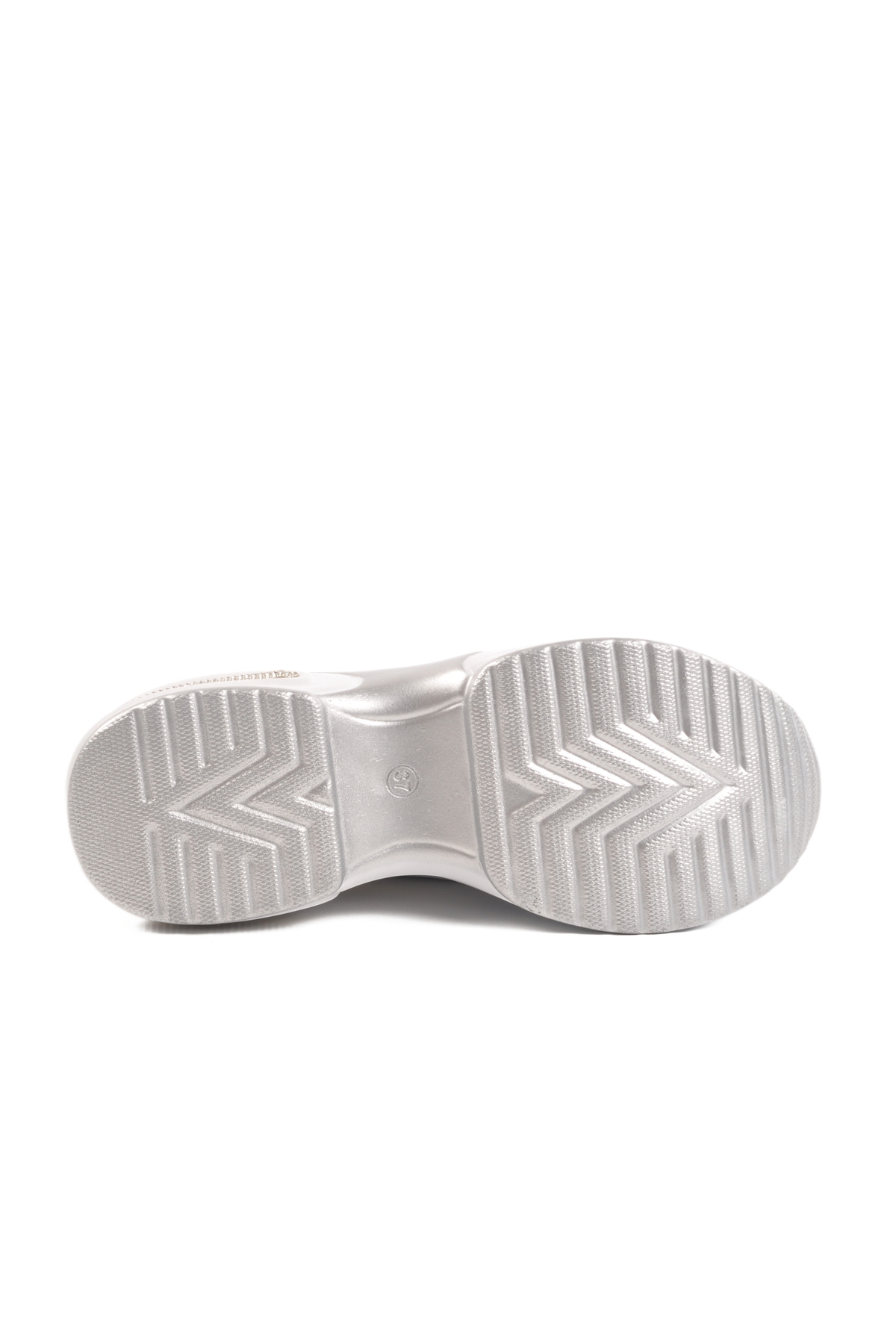 Beyaz Anorak Taşlı Kadın Sneaker 702307 Z - Görsel 6