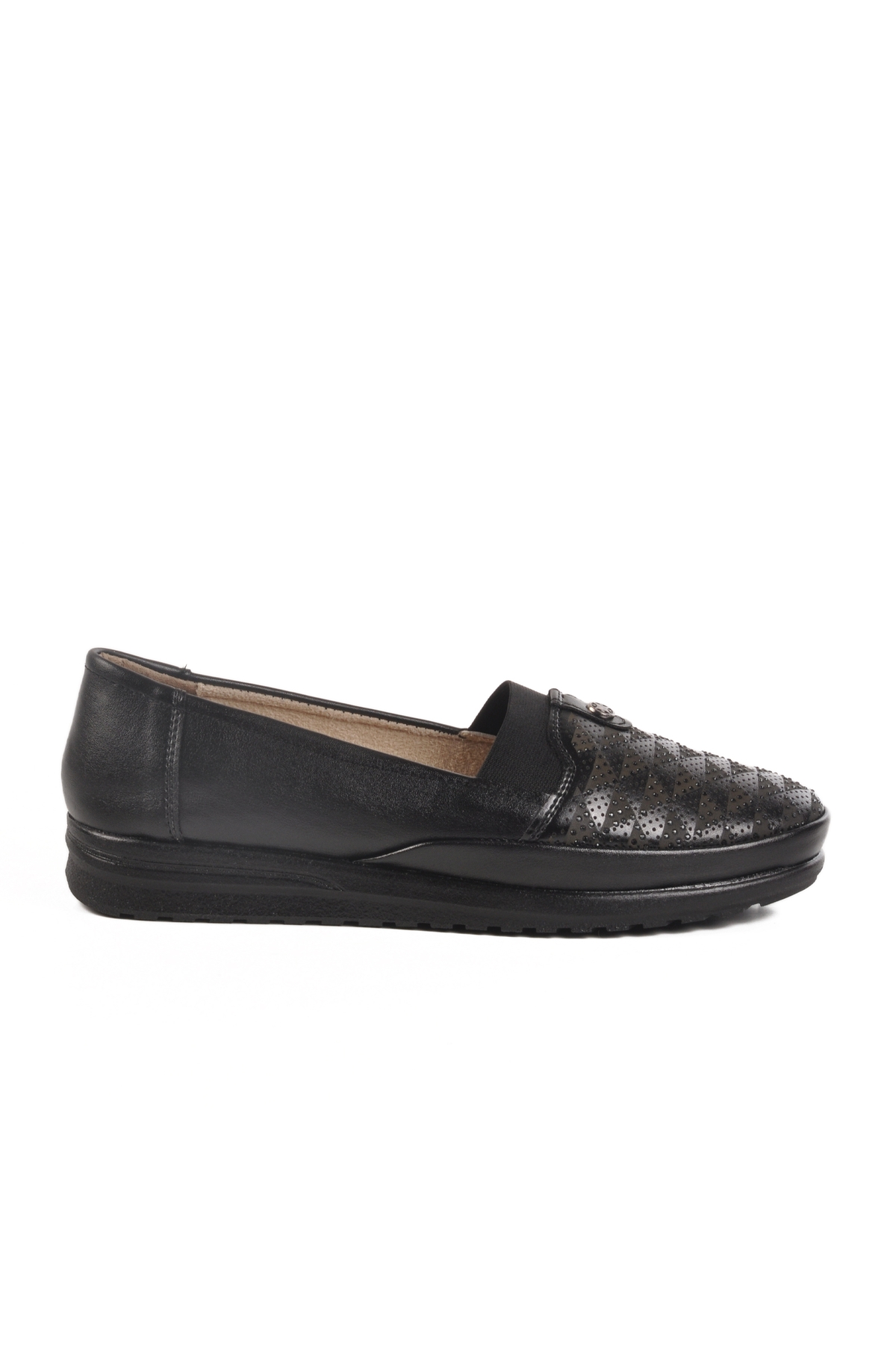 Aspor Siyah Jel Taban Anatomik Kadın Casual Ayakkabı - Görsel 2