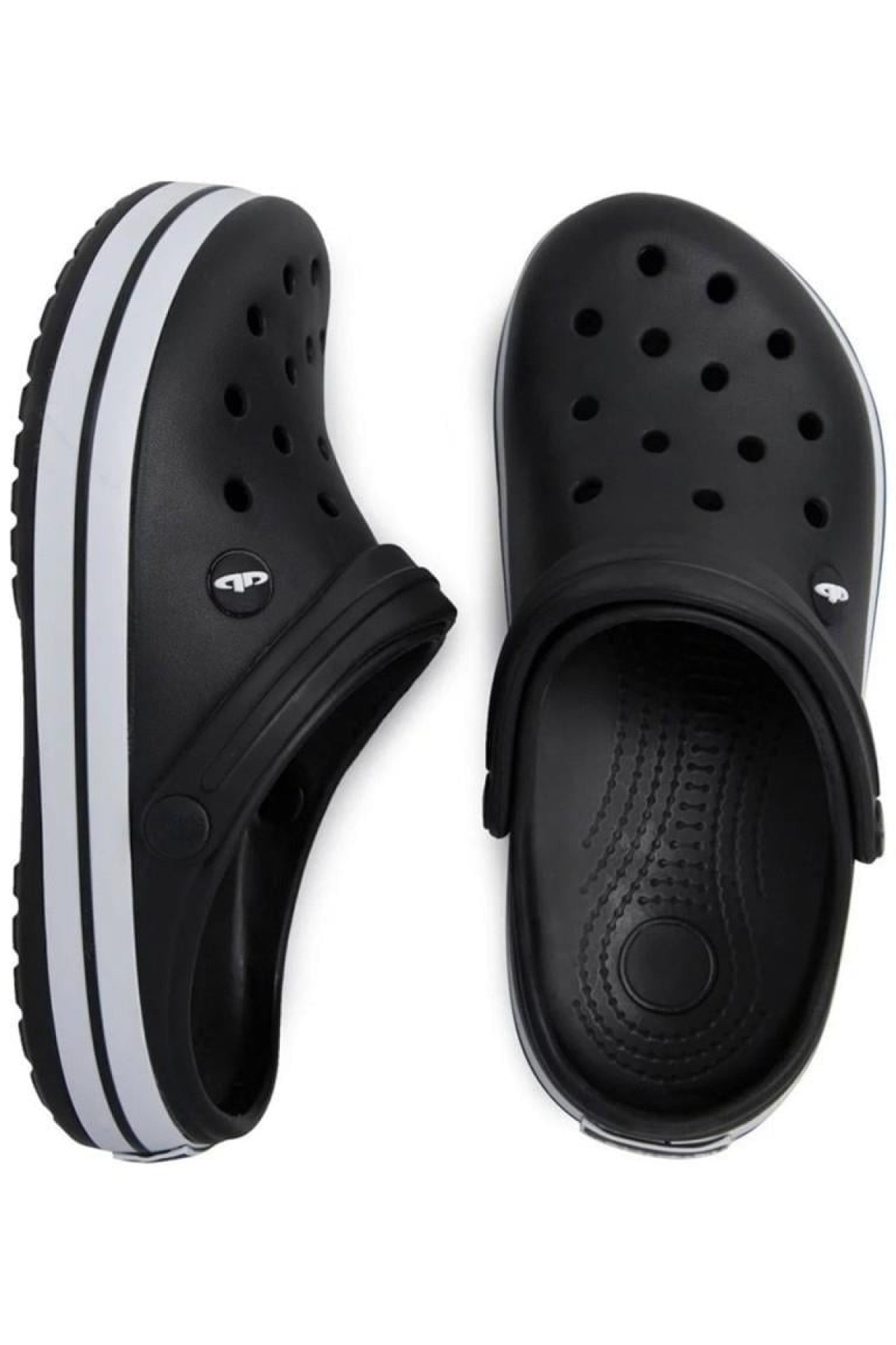 Akınal E195-25.Z.024 Medical Sabo Terlik Siyah Beyaz Siyah - Görsel 3