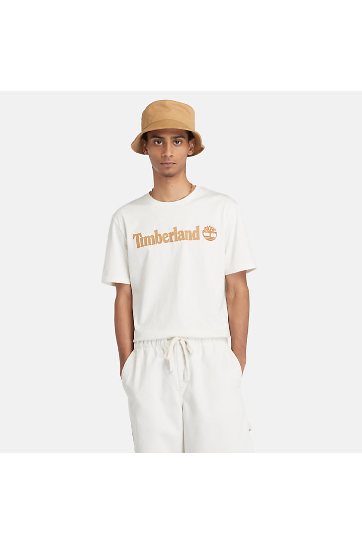 Linear Logo Short Sleeve Tee Erkek Beyaz Tshirt Tb0a5upqcm91