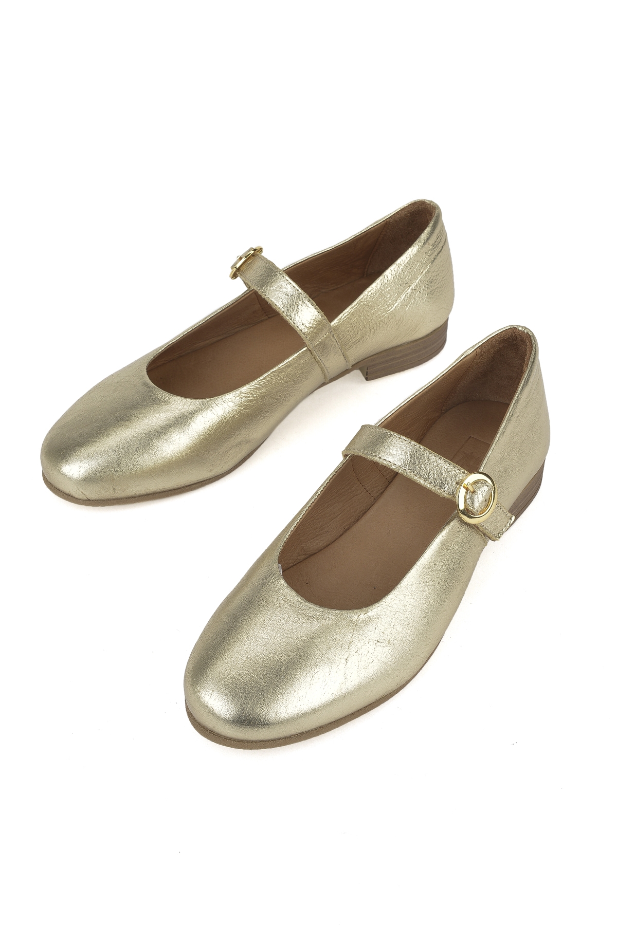 Hakiki Deri Kadın Ayakkabı 1511033Z2563 Gold - Görsel 6