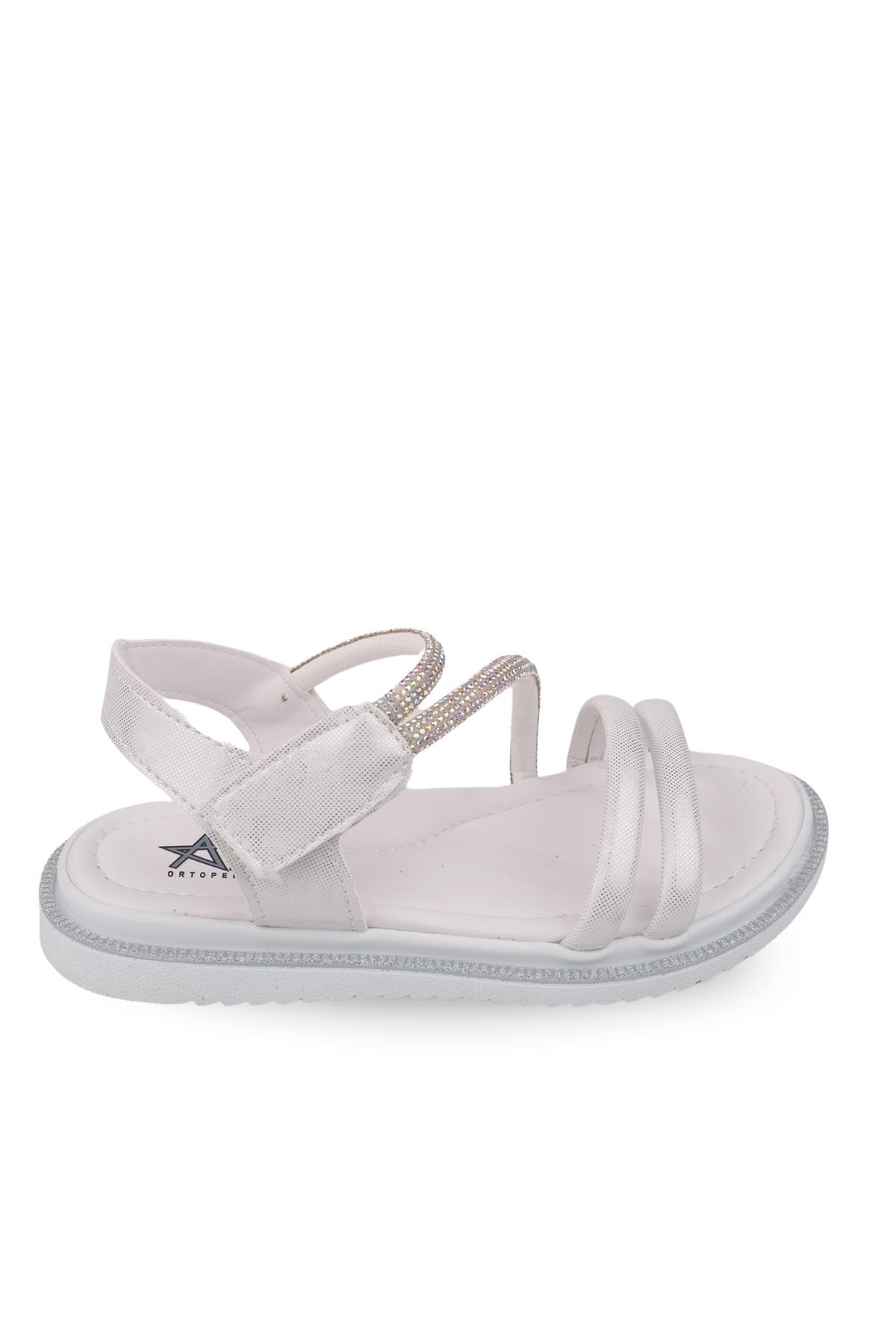 Arzn 4832 Kız Çocuk Ortopedik Rahat Taban Sandalet - Görsel 2