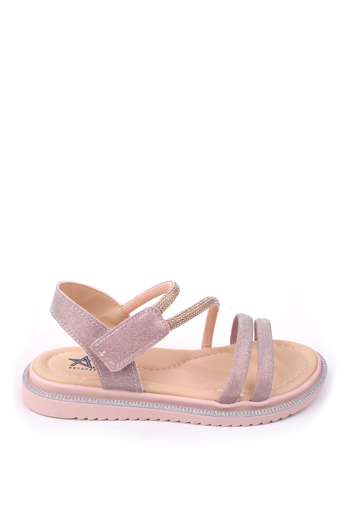 Arzn 4832 Kız Çocuk Ortopedik Rahat Taban Sandalet - Görsel 2