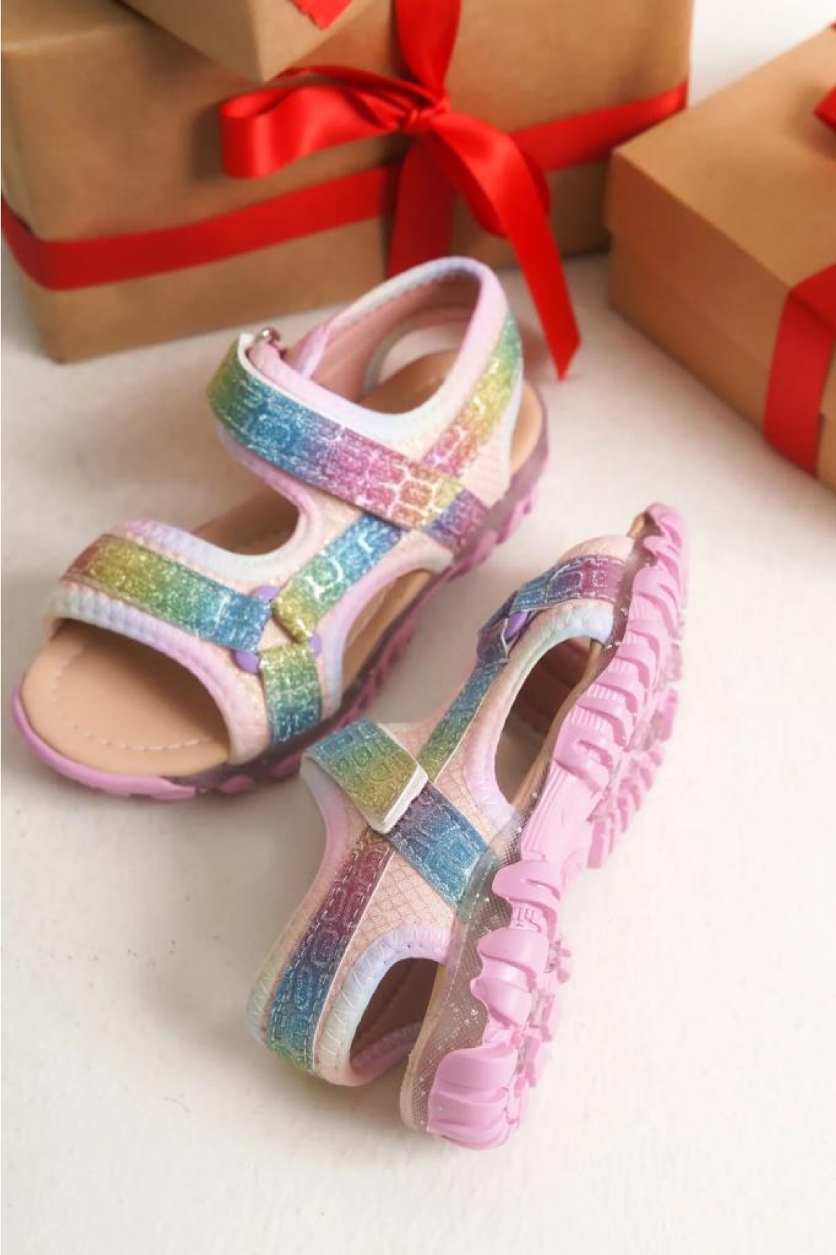 Arzen 03220 Ortopedik Kız Çocuk Sandalet - Görsel 3