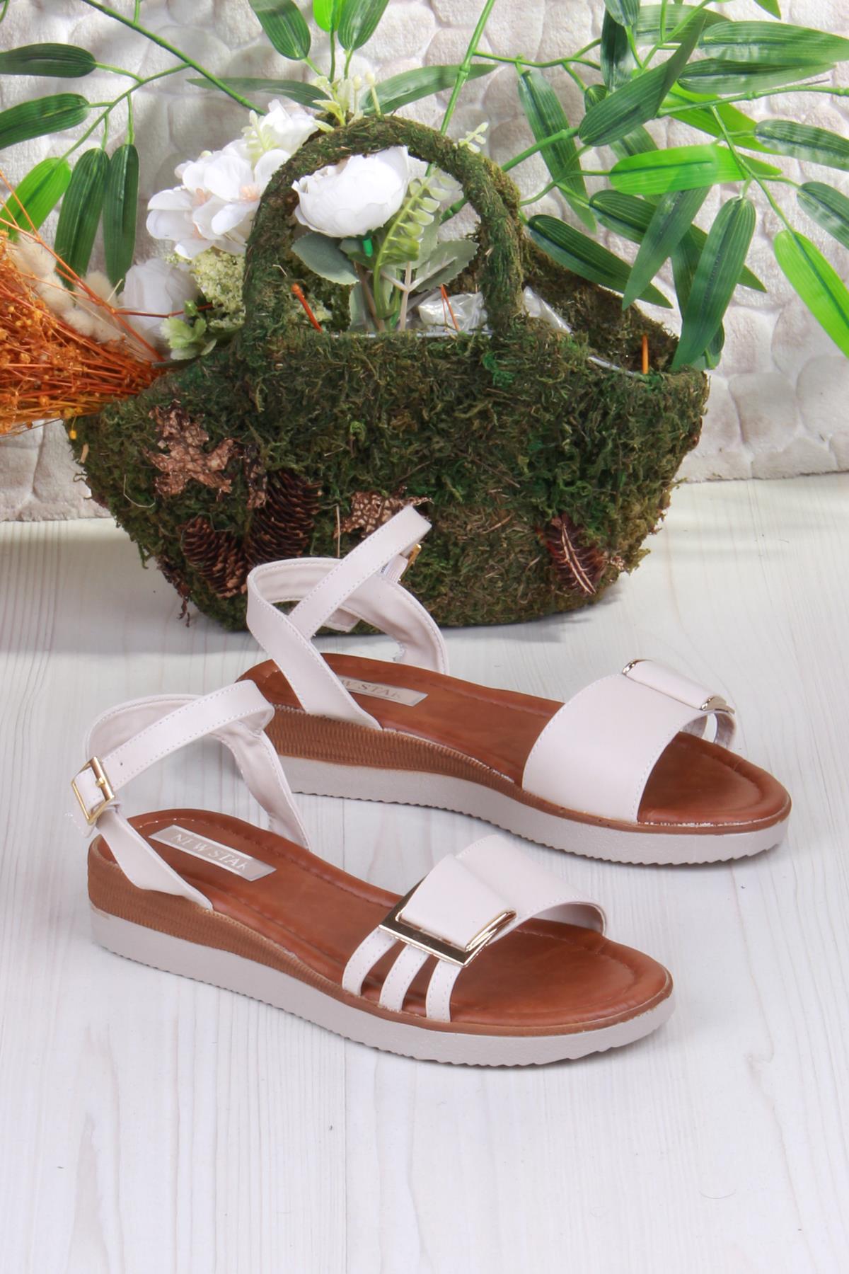 1000 Ceyn Toka Detaylı Rahat Hafif Kadın Sandalet - Görsel 5