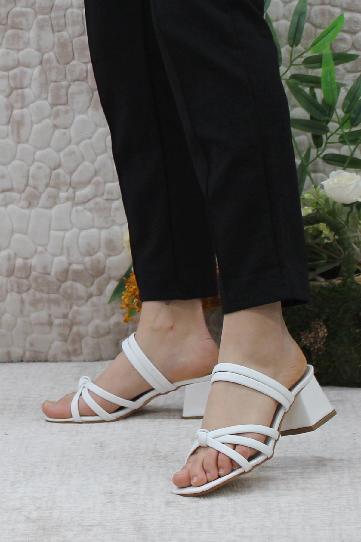 124 Topuklu Fashion Kadın Terlik - Görsel 4