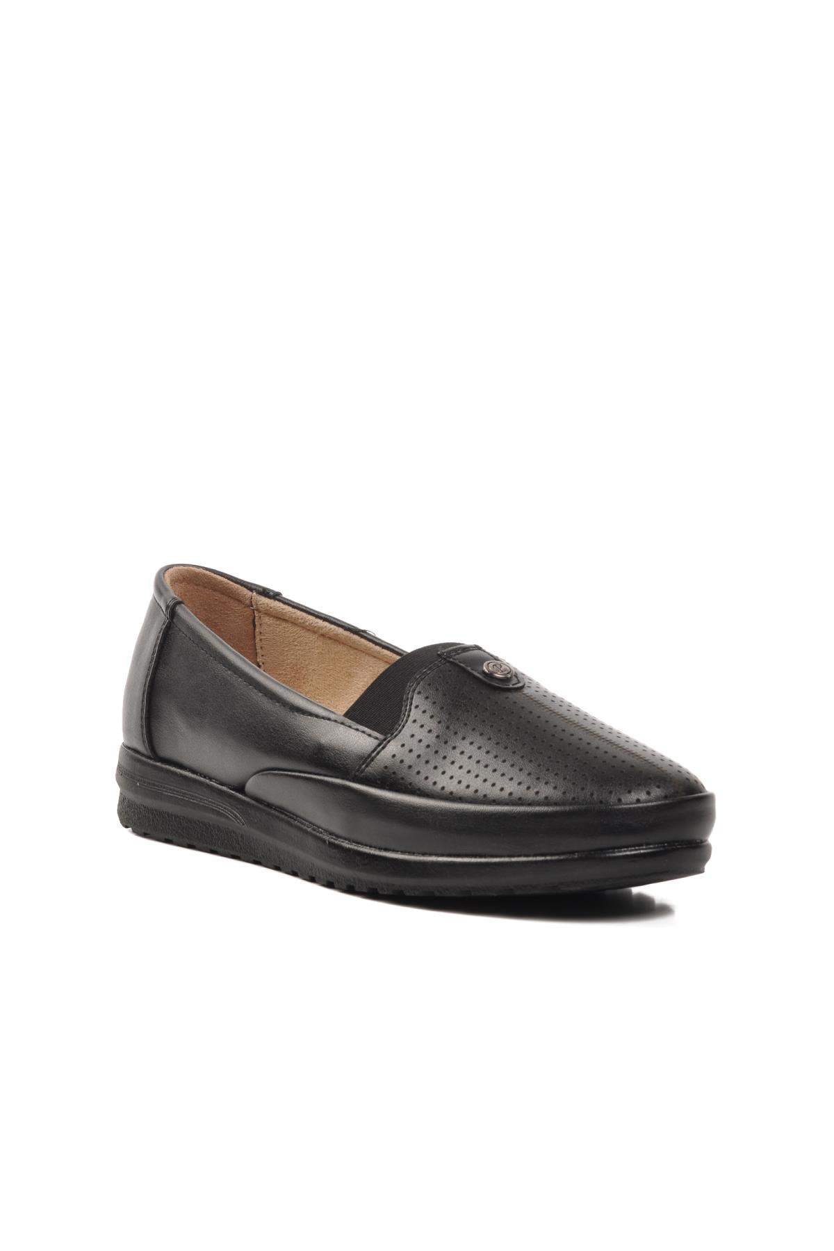 142 Siyah Kadın Günlük Ayakkabı - Görsel 2