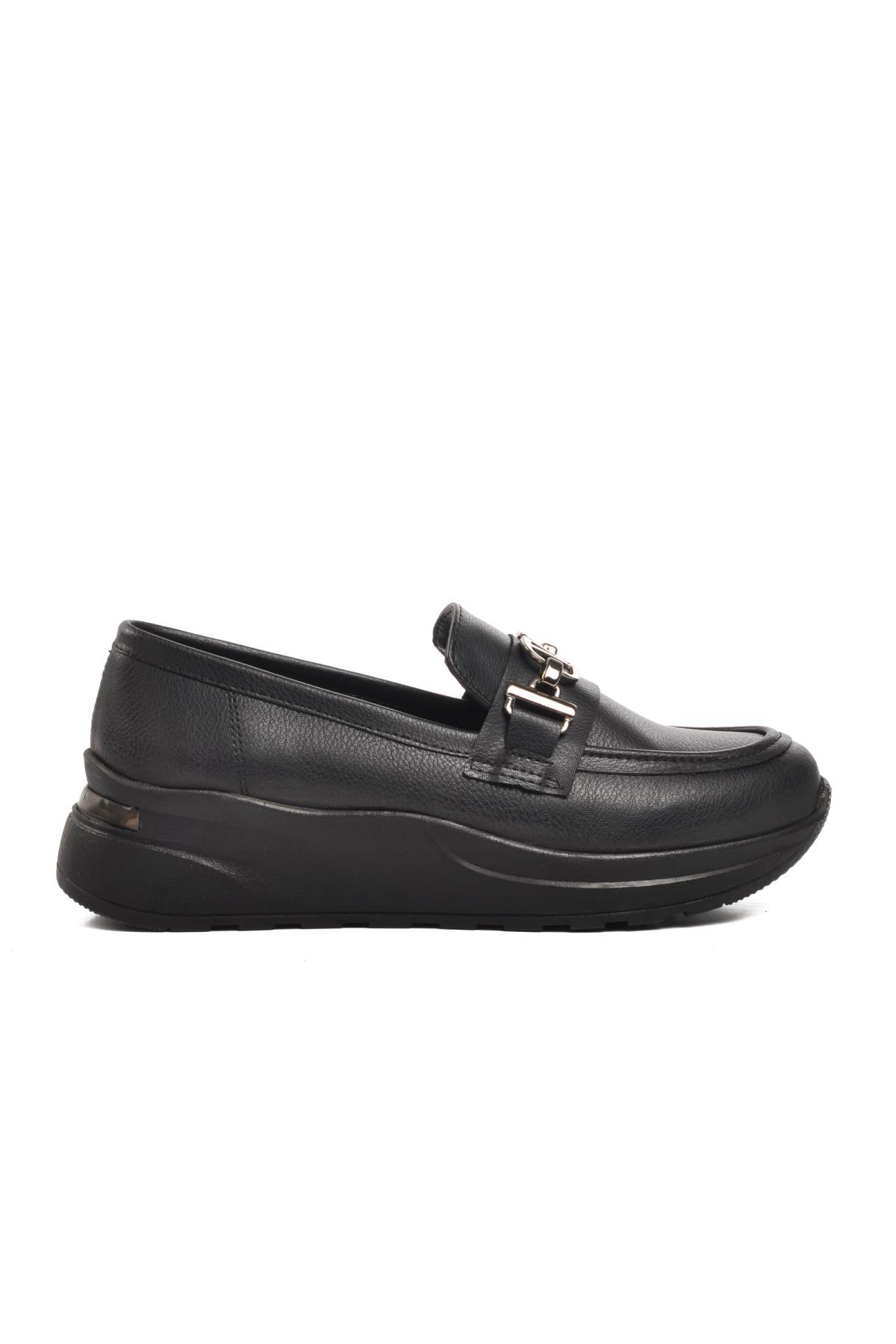 7697 Siyah Kadın Günlük Ayakkabı - Görsel 3