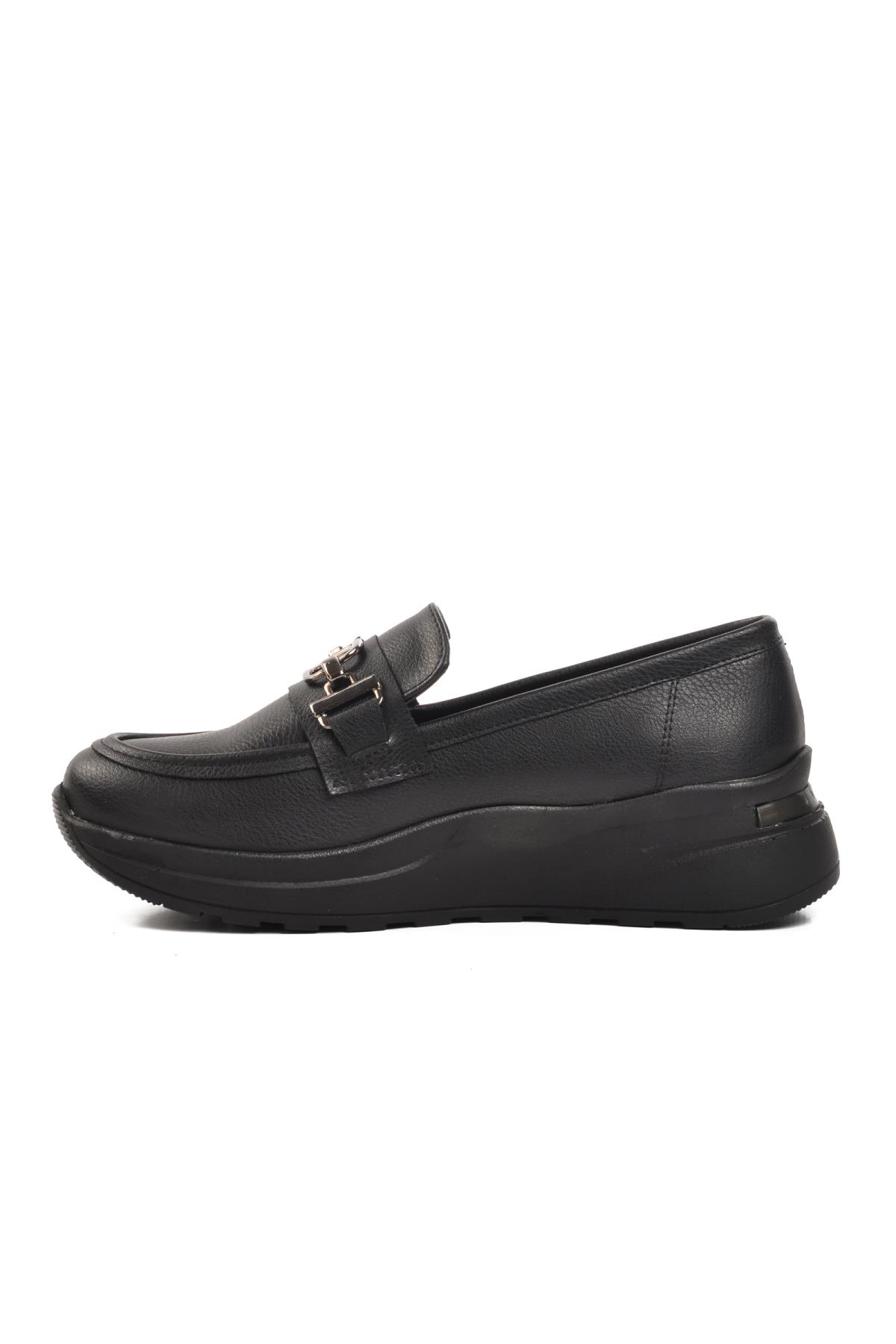 7697 Siyah Kadın Günlük Ayakkabı - Görsel 4