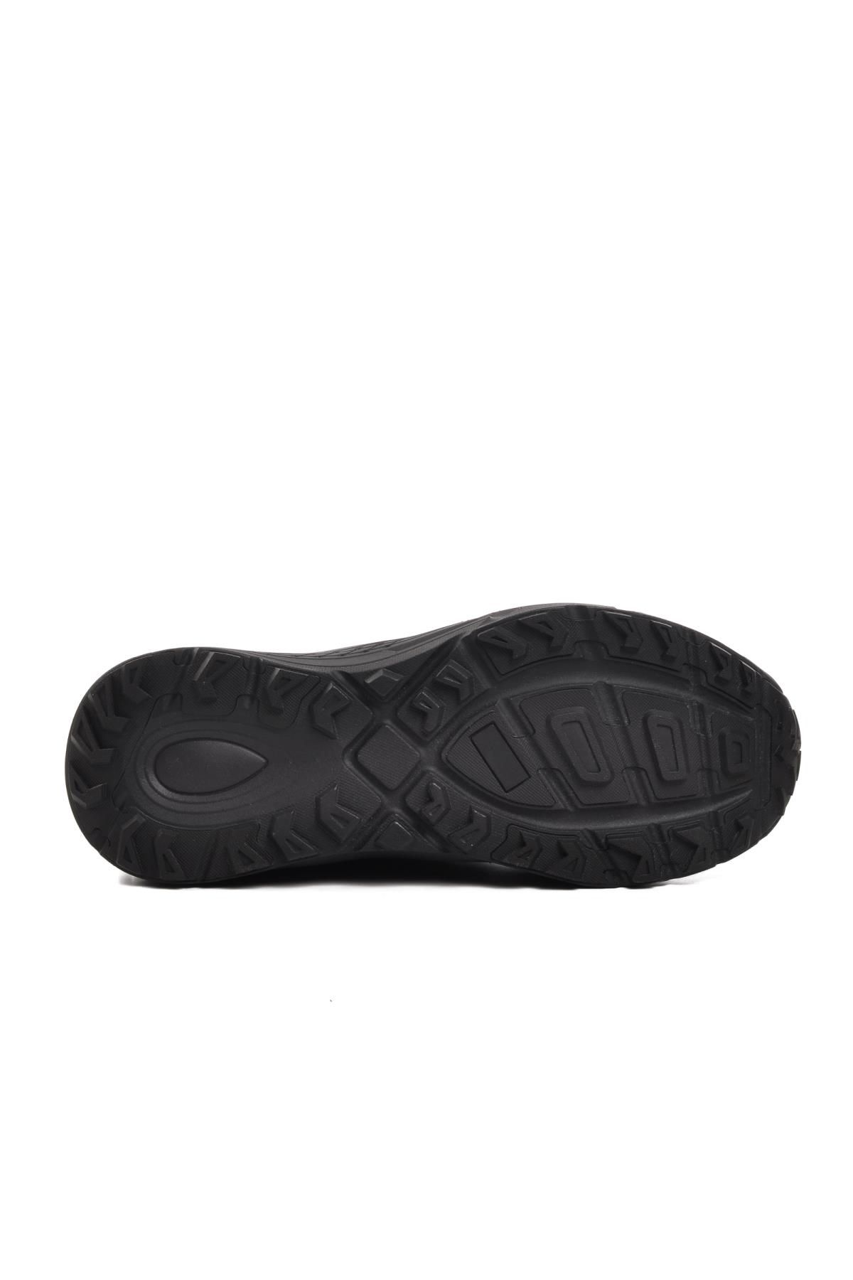 152-20225 Siyah-Siyah Floter Hakiki Deri Erkek Günlük Ayakkabı - Görsel 6