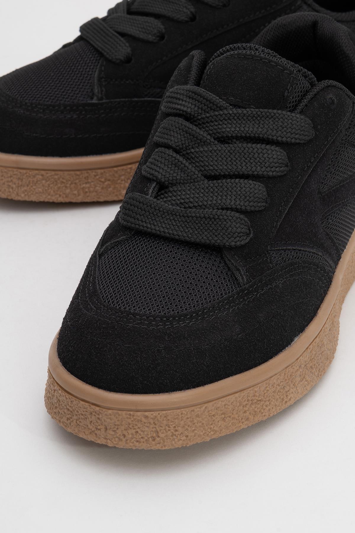 Kadın Anorak Spor Ayakkabı SİYAH - Görsel 4