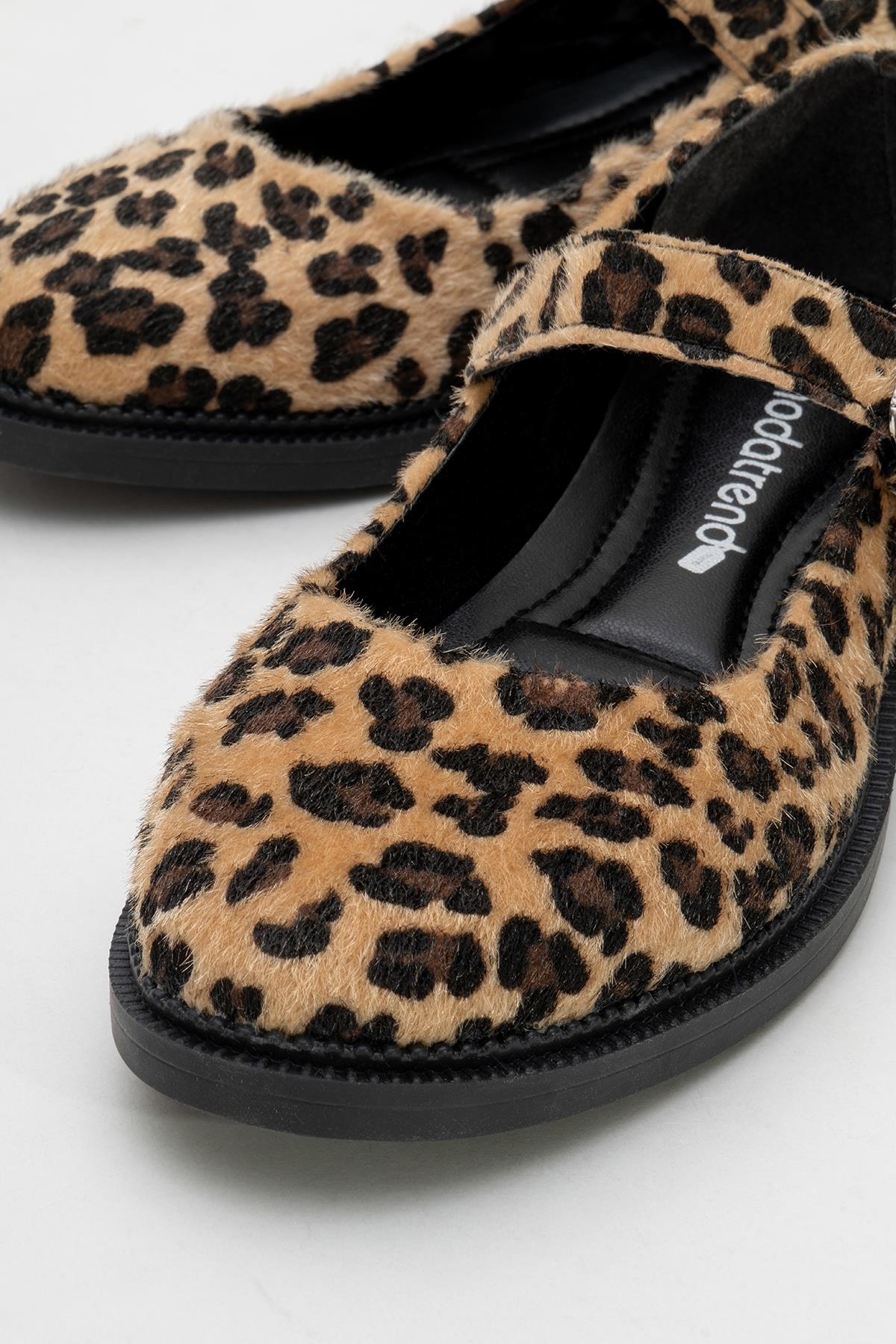 Kadın Günlük Ayakkabı LEOPAR SÜET - Görsel 6