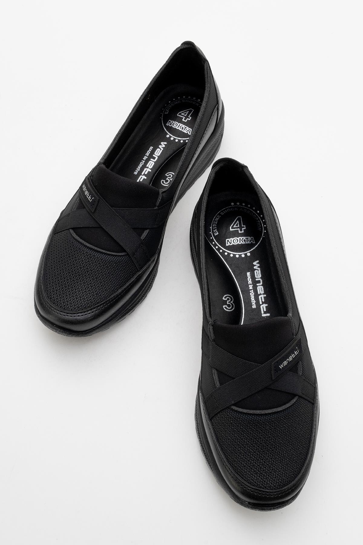 Günlük Kadın Ayakkabı SİYAH KOT - Görsel 4