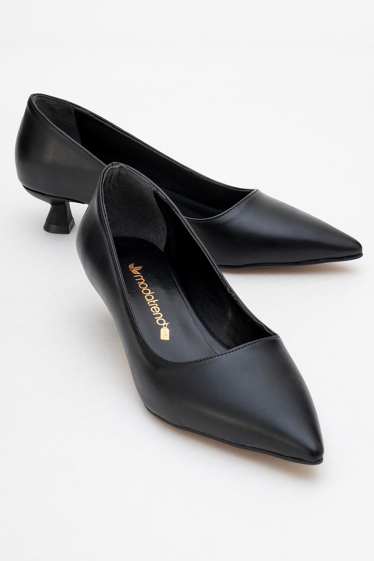 Kadın Topuklu Ayakkabı SİYAH CİLT - Görsel 2
