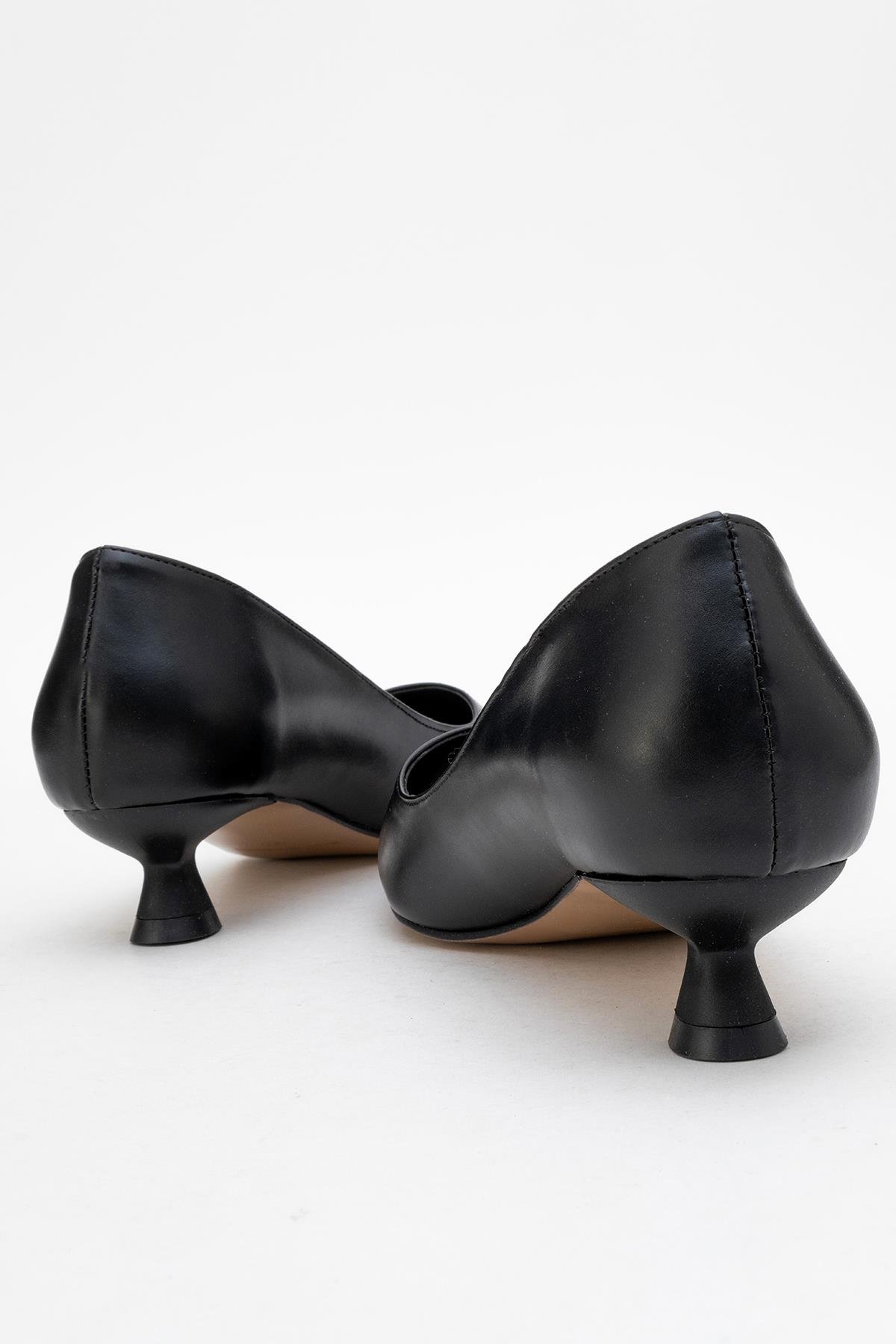 Kadın Topuklu Ayakkabı SİYAH CİLT - Görsel 5