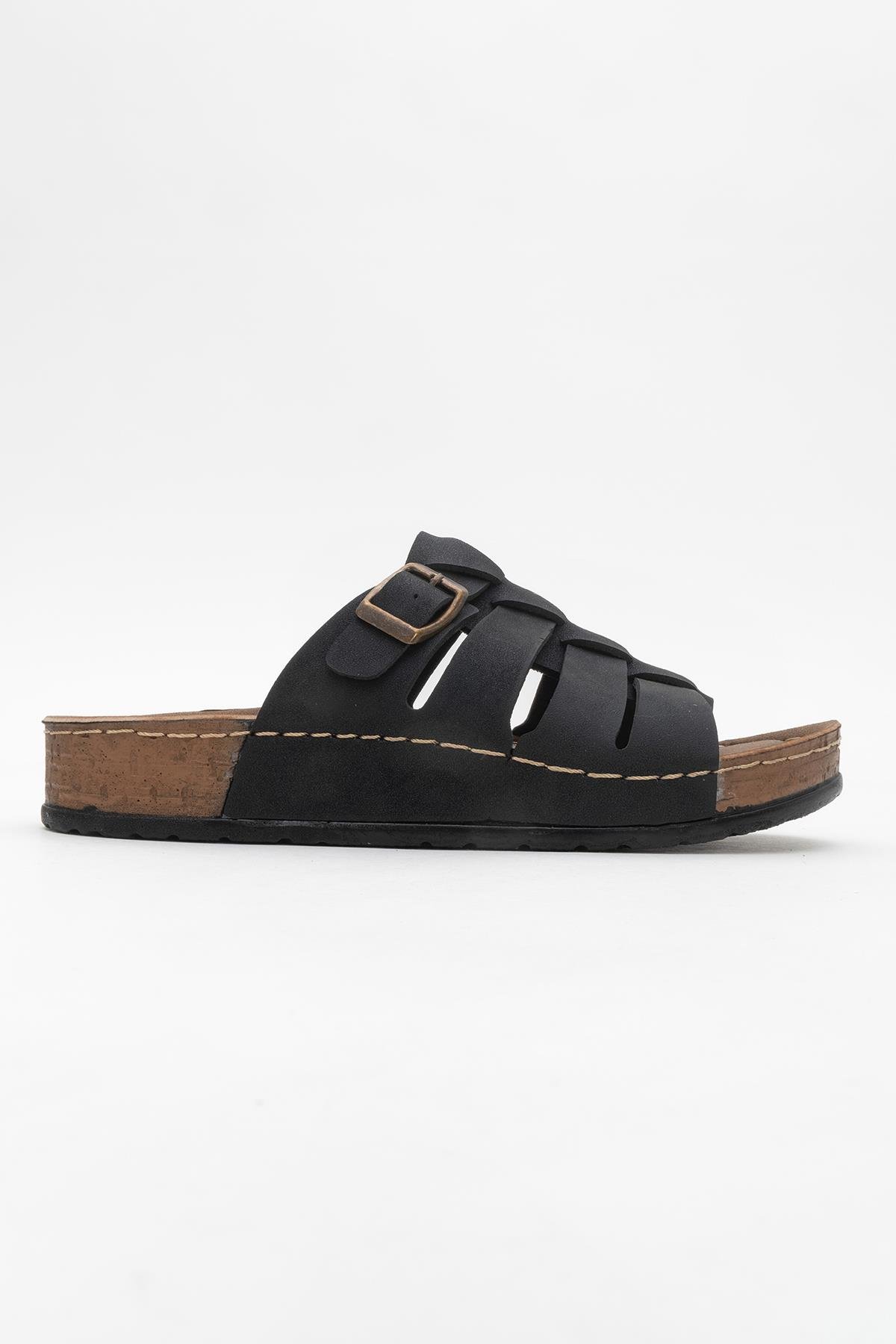 Kadın Tokalı 4 Biyeli Terlik - Görsel 3