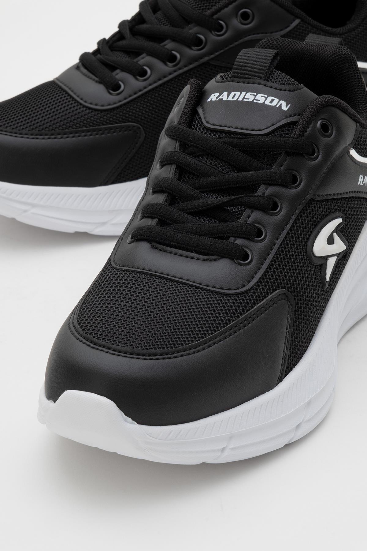 Cırtlı Anorak Kadın Spor Ayakkabı SİYAH BEYAZ - Görsel 4