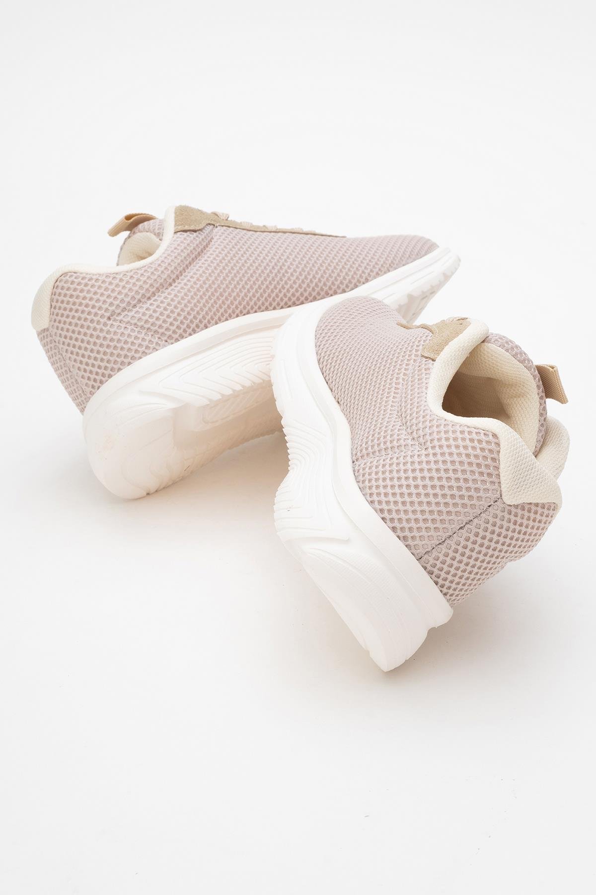 Kadın Spor Ayakkabı BEJ BEYAZ - Görsel 4