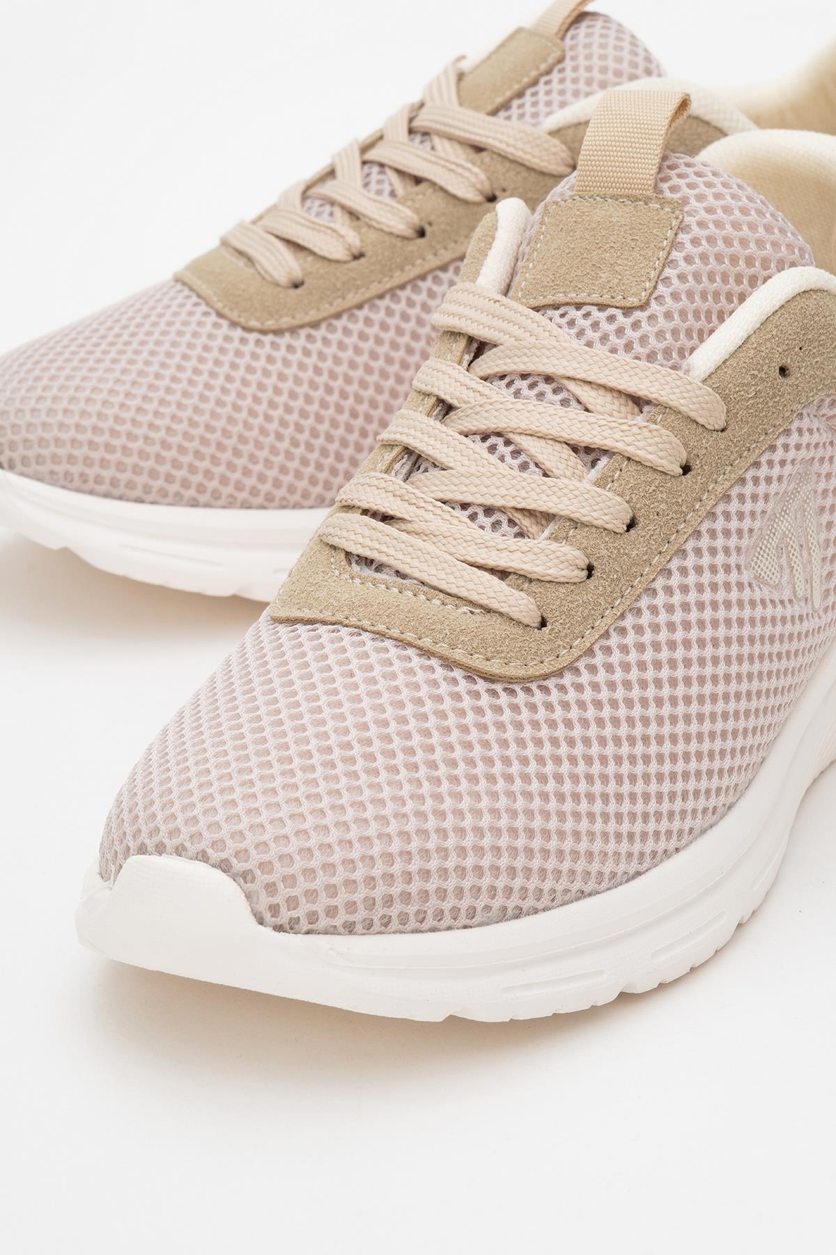 Kadın Spor Ayakkabı BEJ BEYAZ - Görsel 6